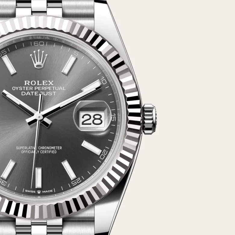 Rolex Datejust 41 White Gold Rolesor Oystersteel, M126334-0014